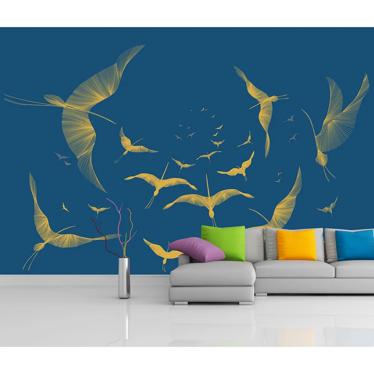 Дизайнерские фотообои рулонные Citydecor Perfect Lines 9 на флизелиновой основе 200x140 см