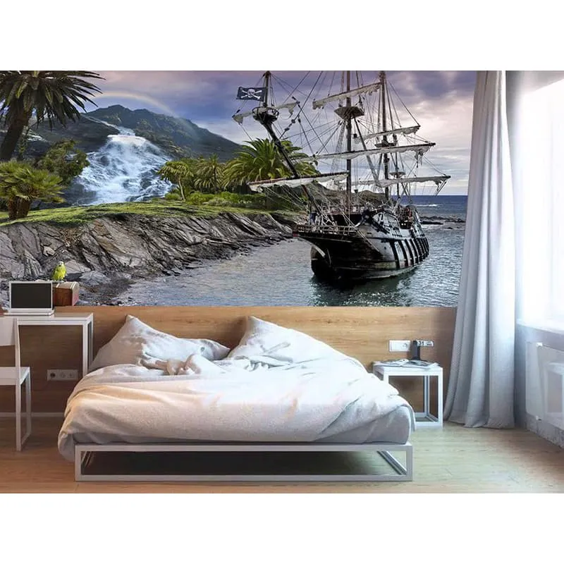 Фотообои рулонные Citydecor Пиратский корабль на флизелиновой основе 400x254 см