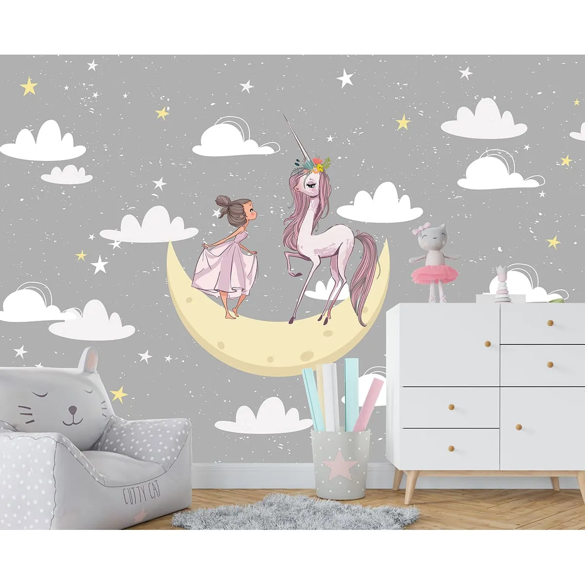 Дизайнерские фотообои рулонные Citydecor Princess 1 на флизелиновой основе 400x260 см