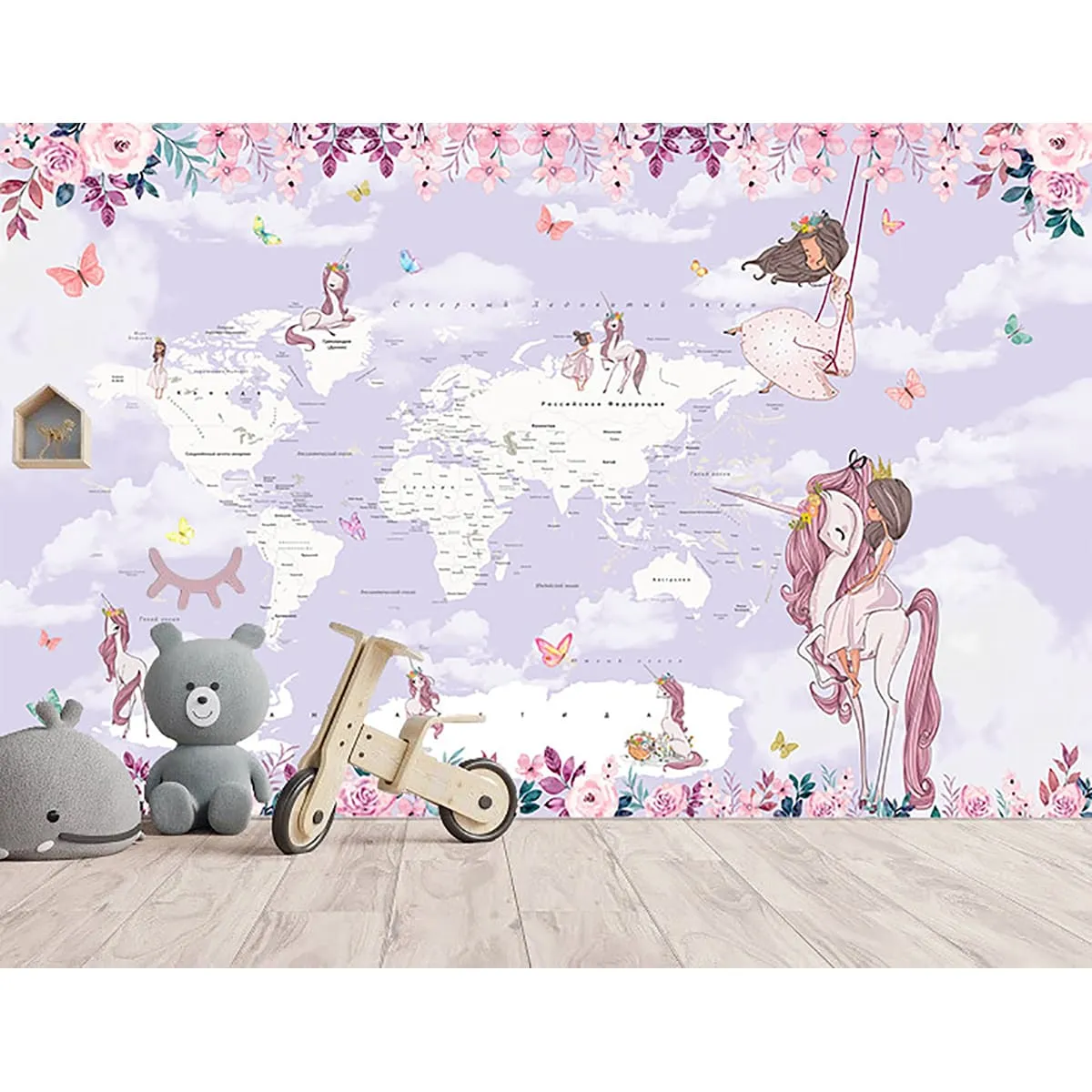 Дизайнерские фотообои рулонные Citydecor Princess 13 на флизелиновой основе 400x260 см