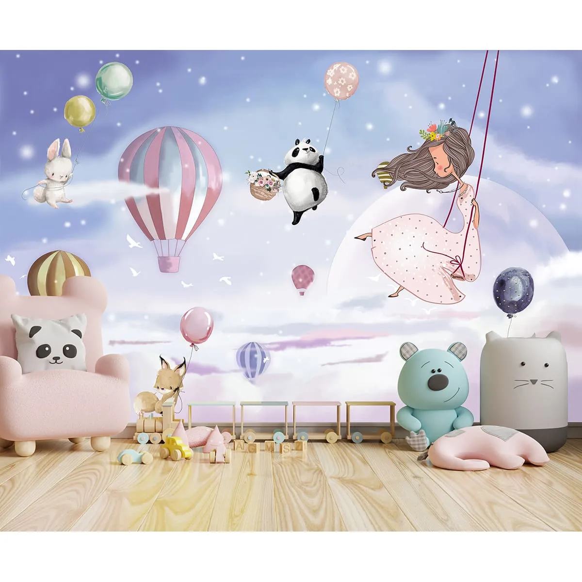 Дизайнерские фотообои рулонные Citydecor Princess 4 на флизелиновой основе 400x260 см