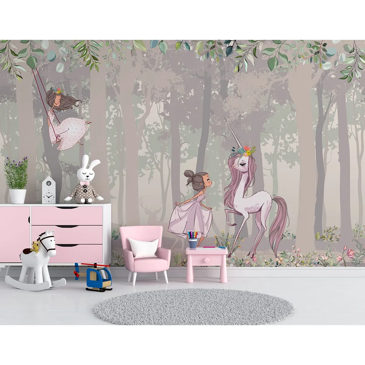 Дизайнерские фотообои рулонные Citydecor Princess 6 на флизелиновой основе 400x260 см