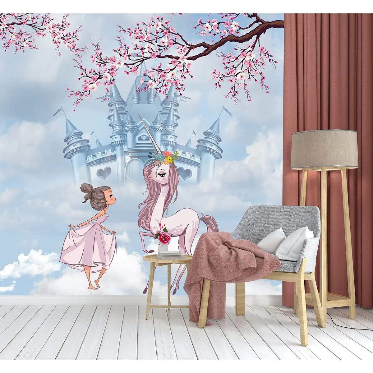 Дизайнерские фотообои рулонные Citydecor Princess 7 на флизелиновой основе 100x260 см 