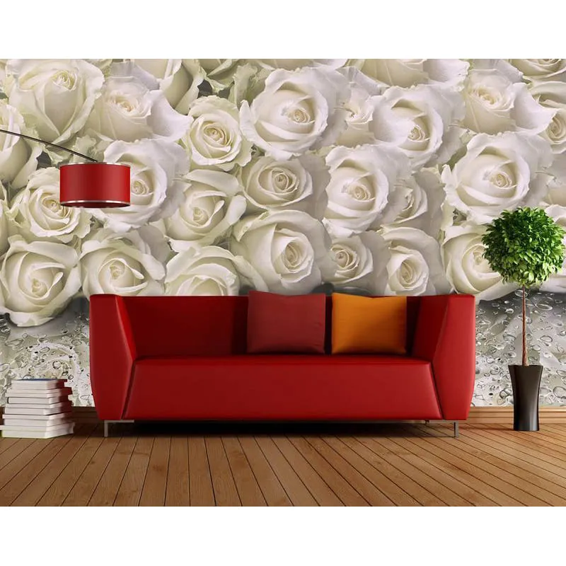 Фотообои рулонные Citydecor Розы с каплями росы на флизелиновой основе 200x140 см