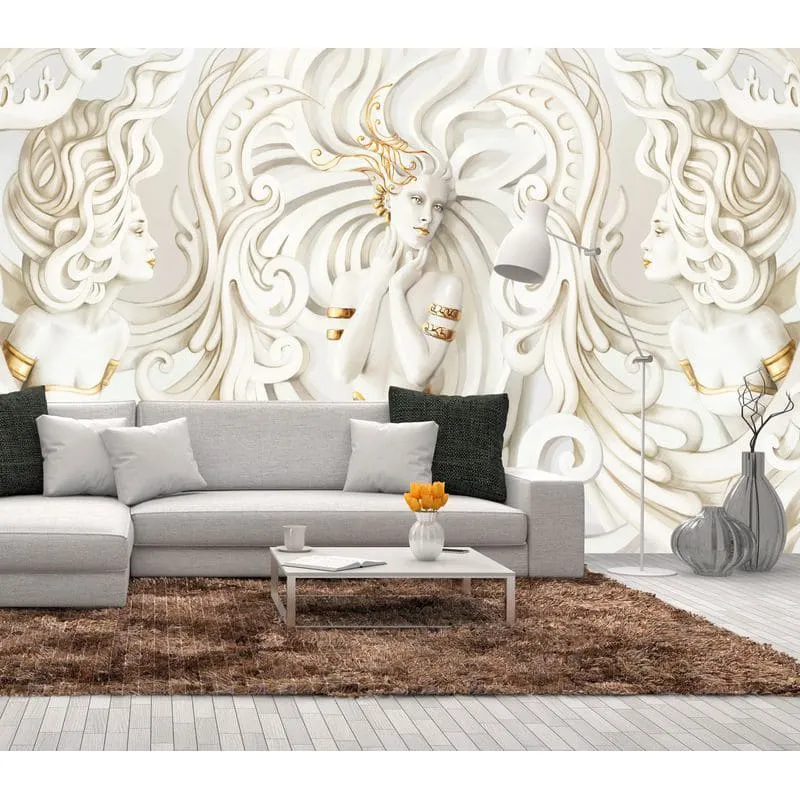 Фотообои рулонные Citydecor Статуи 3D на флизелиновой основе 400x254 см