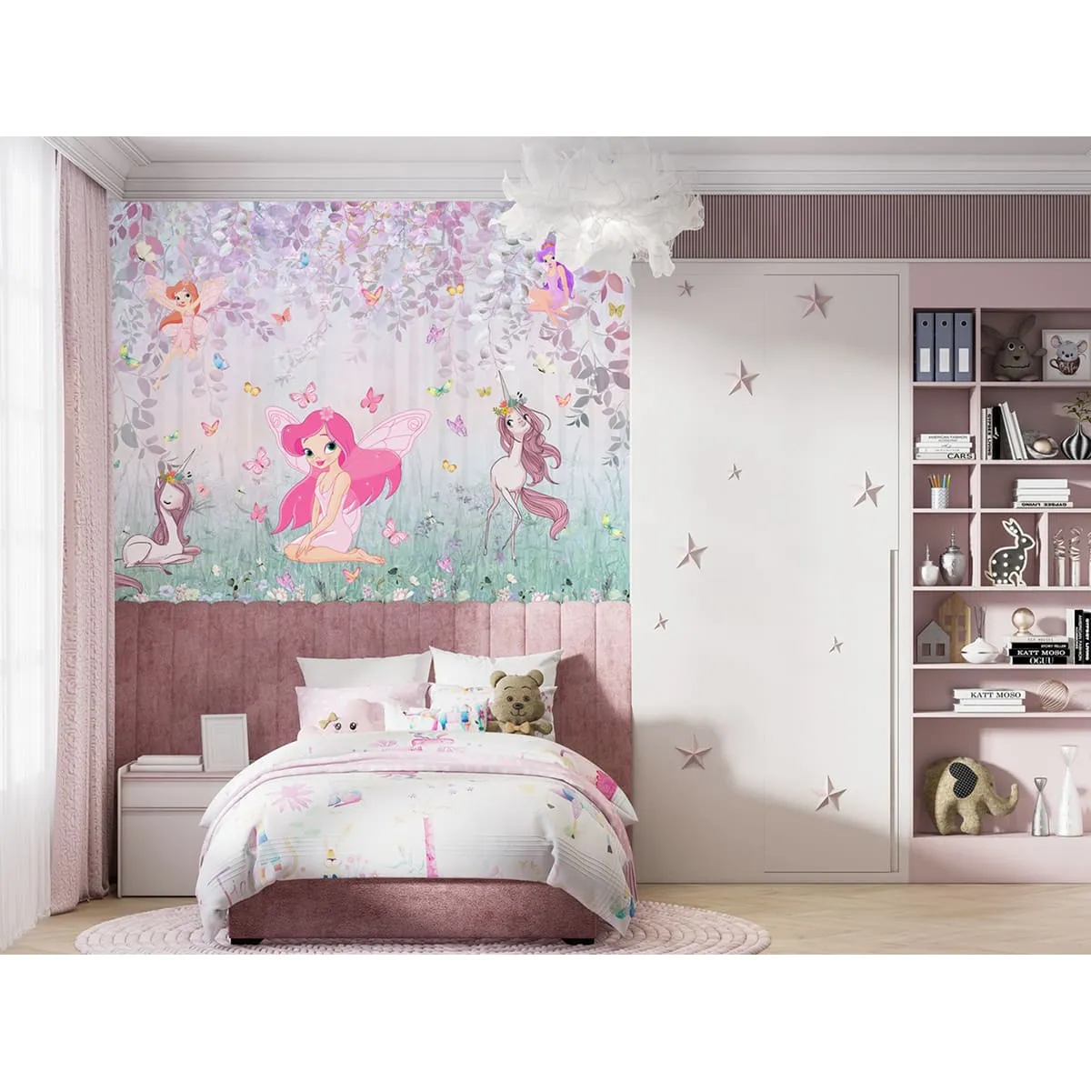 Дизайнерские фотообои рулонные Citydecor Sweet Dreams 3 на флизелиновой основе 200x140 см