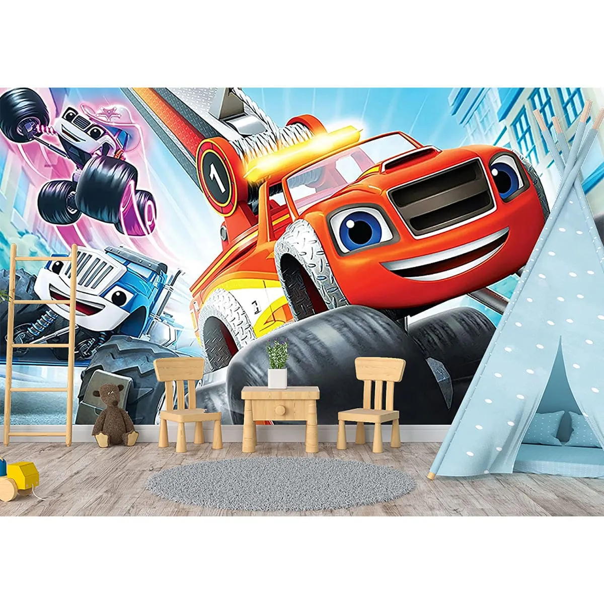 Фотообои рулонные Citydecor Тачки 3 на флизелиновой основе 400x260 см