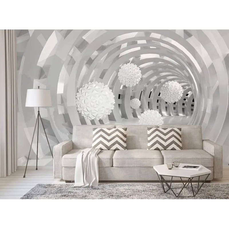 Фотообои рулонные Citydecor Тоннель: Шары 3D на флизелиновой основе 400x260 см