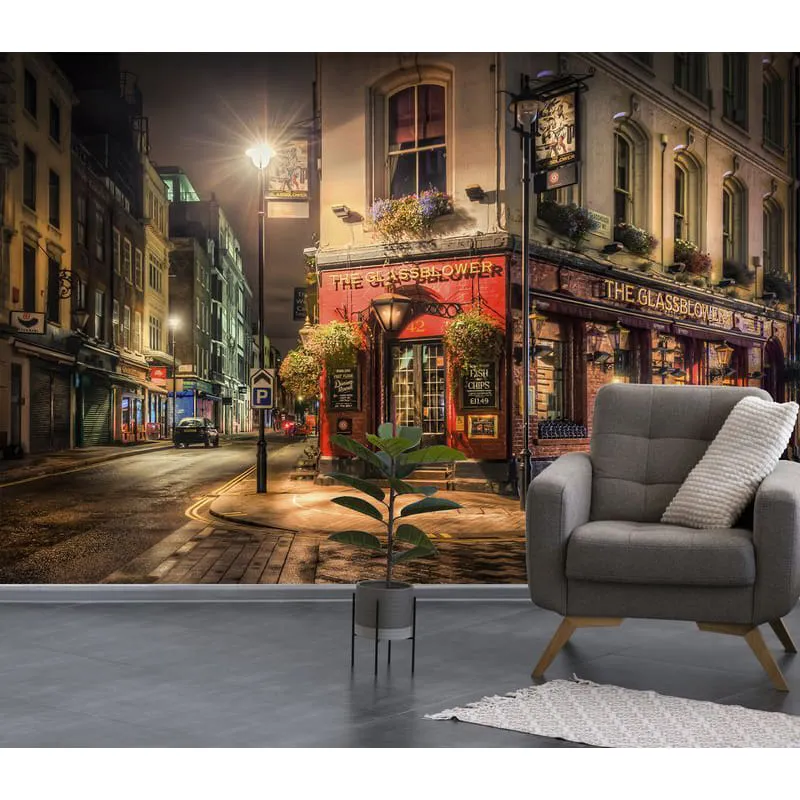 Фотообои рулонные Citydecor Улочка 5 на флизелиновой основе 400x254 см