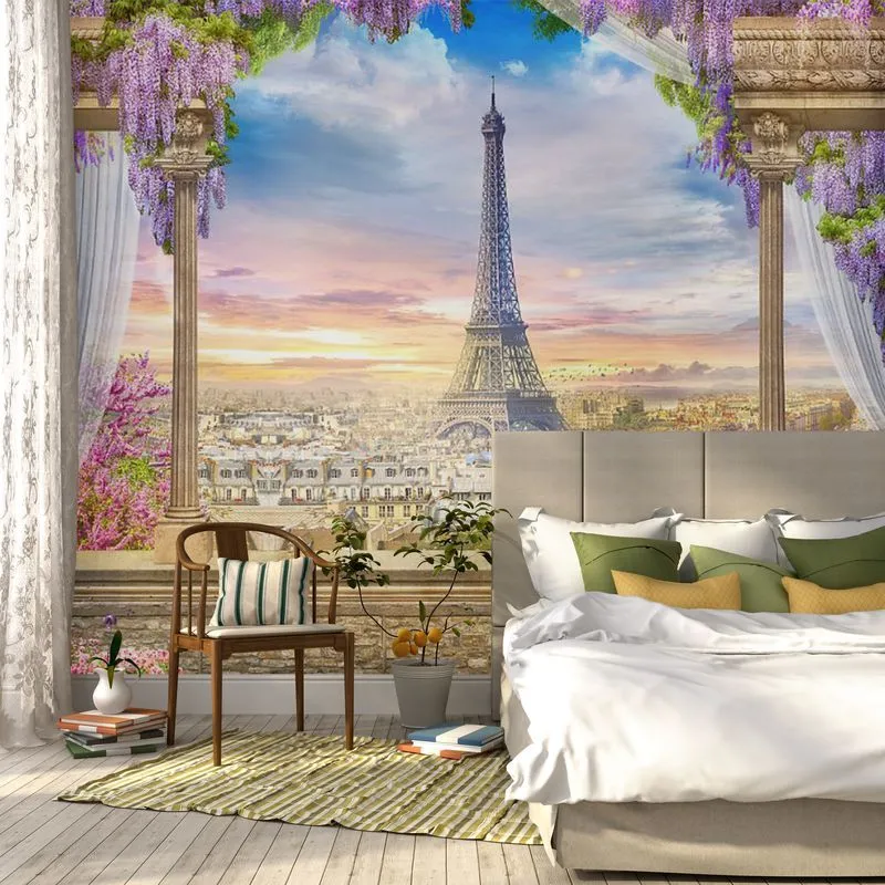 Фотообои рулонные Citydecor Вид на Париж на флизелиновой основе 300x254 см