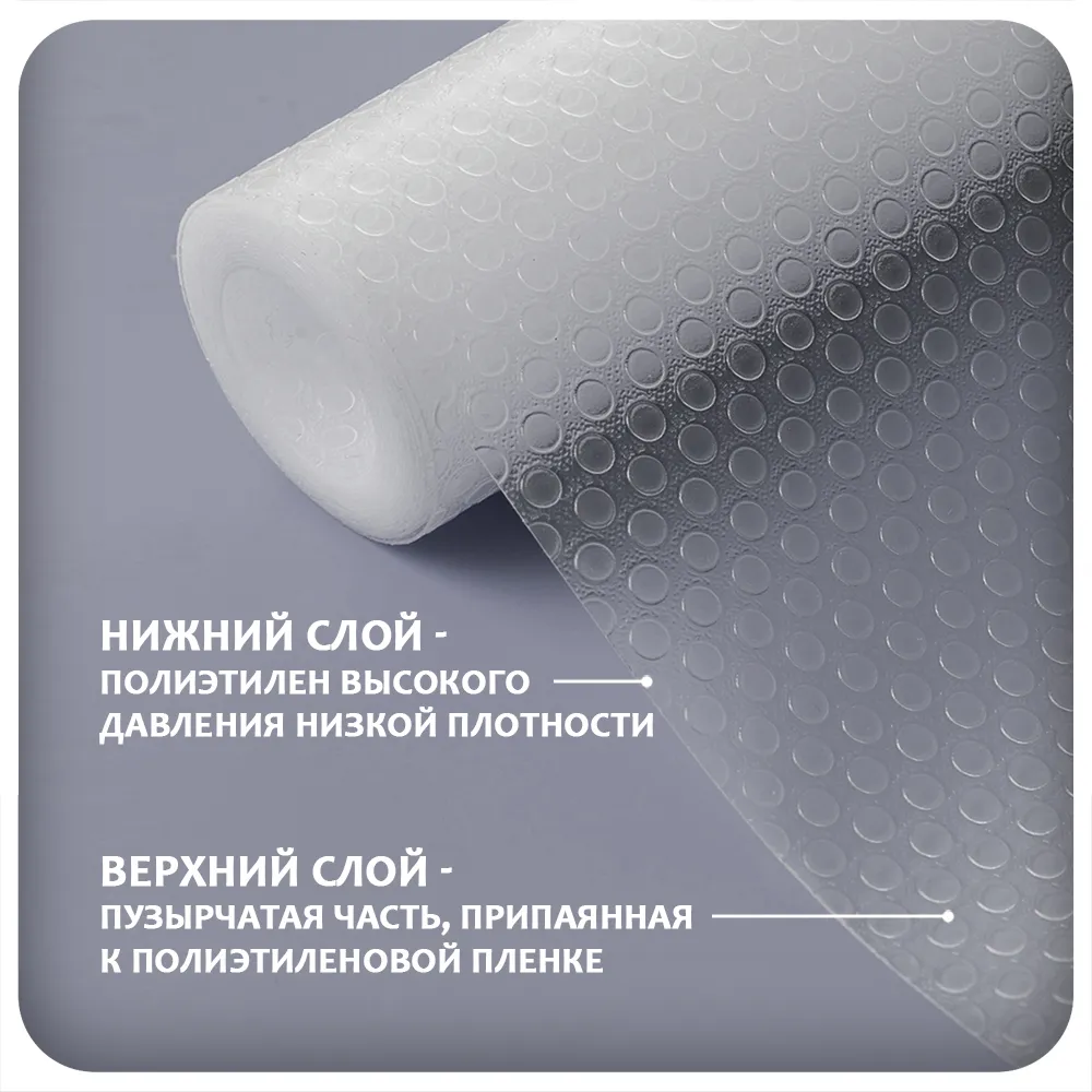Пленка воздушно-пузырчатая Д-45 10/4, 1,2x100 м (120 м²)